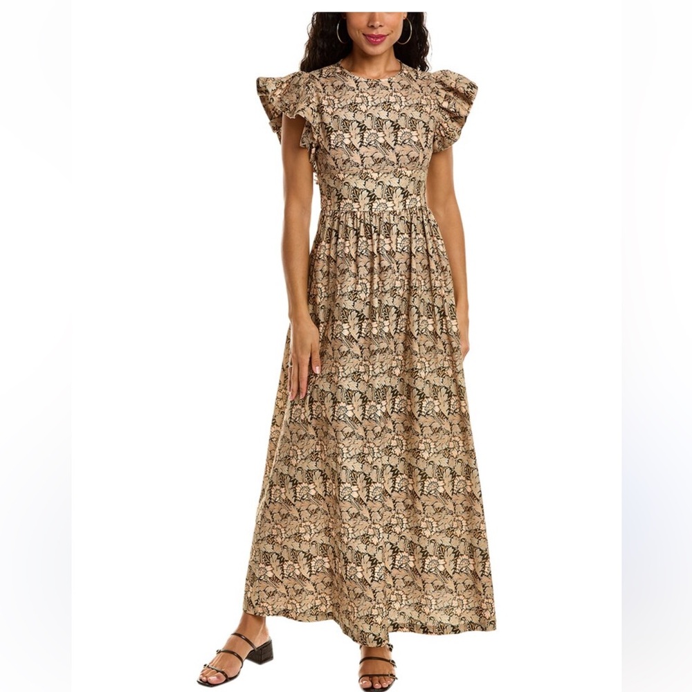 O.P.T Tapestry Floral Martinelli Maxi Dress Neutral Floral Tuckernuck Medium
